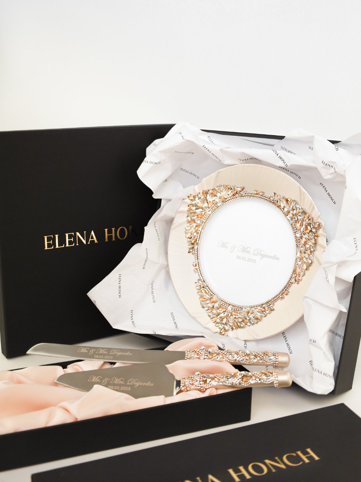 Velvet Gift Box For Set of 5 - ELENA HONCH