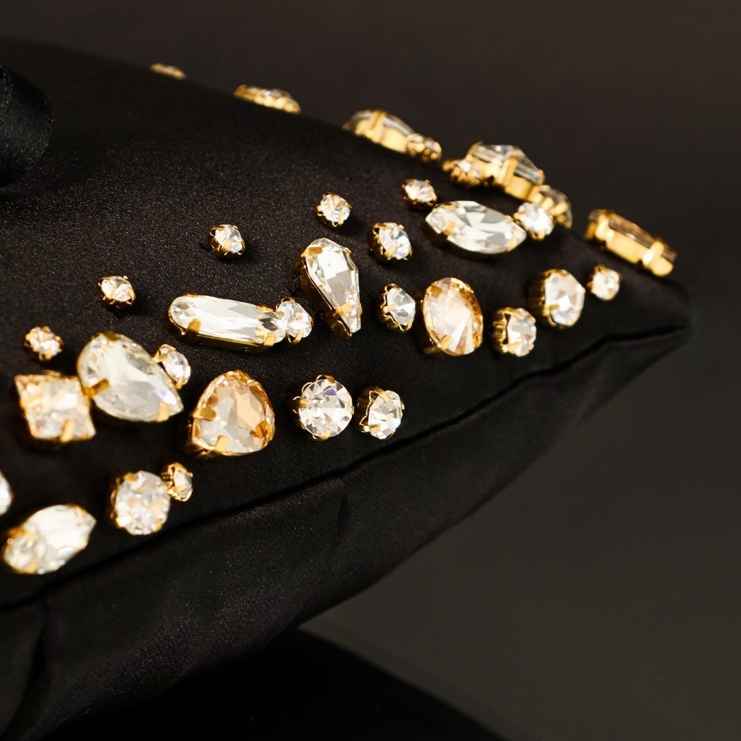 Wedding Pillow For Rings In Black - ELENA HONCH