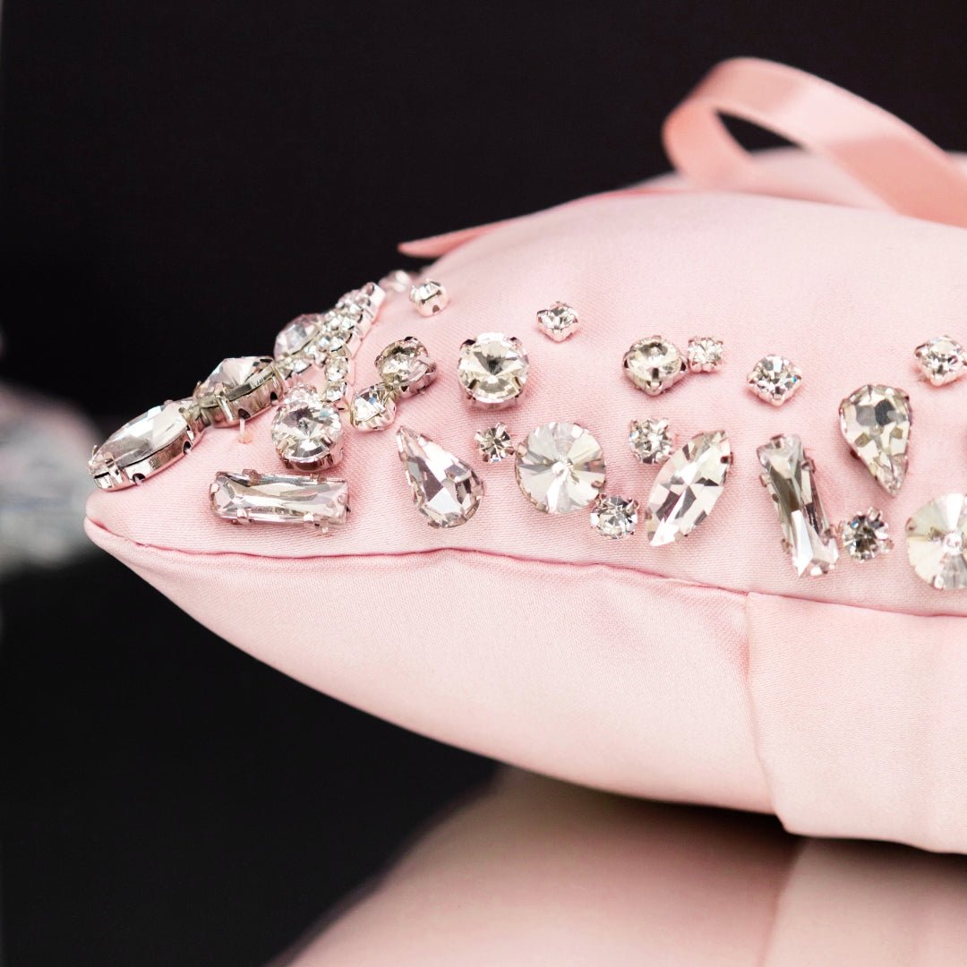 Wedding Pillow For Rings In Blush - ELENA HONCH