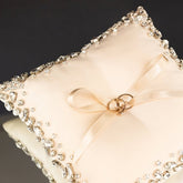 Wedding Pillow For Rings In Ivory - ELENA HONCH
