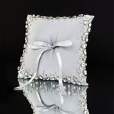 Wedding Pillow For Rings In Silver - ELENA HONCH