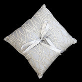 Wedding Pillow For Rings Silver - ELENA HONCH