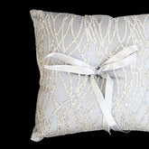 Wedding Pillow For Rings Silver - ELENA HONCH