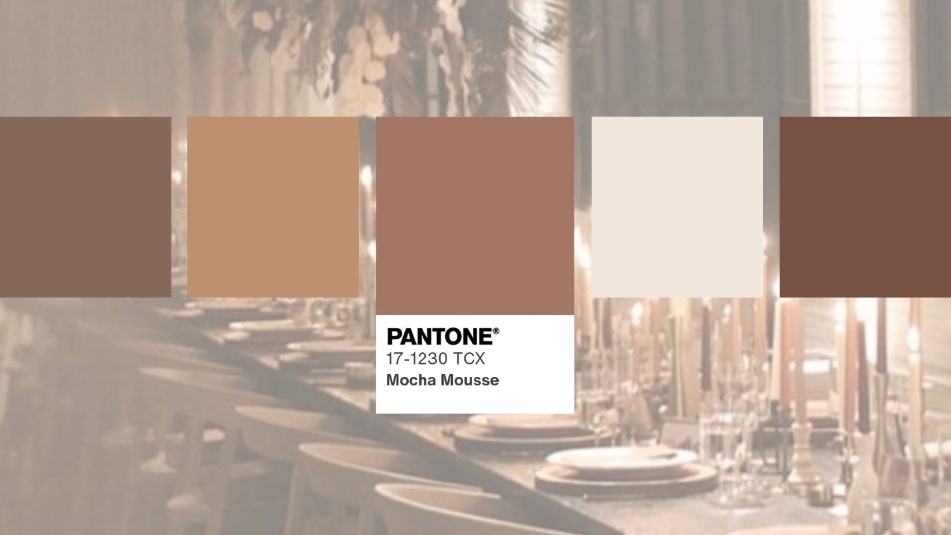 15 Stylish Ideas to Use Mocha Mousse Color in Your Wedding Decor - ELENA HONCH