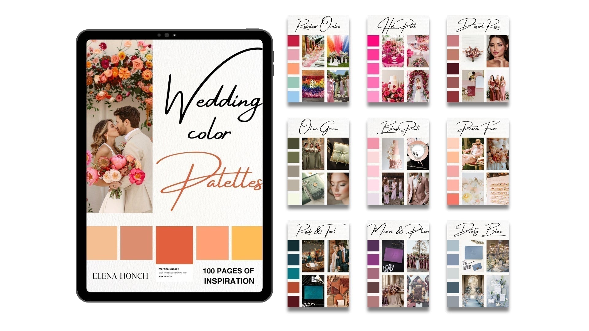 2025 Wedding Color Palette Inspiration: The Hottest Trends for Your Dream Celebration - ELENA HONCH