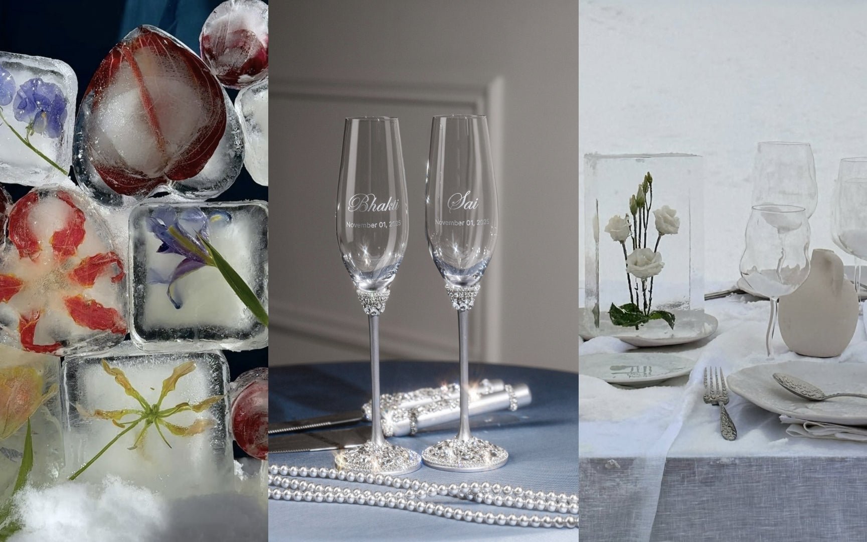 Frozen Florals Wedding Trend 2026: The Most Artistic & Emotional Floral Design Idea for Modern Couples - ELENA HONCH