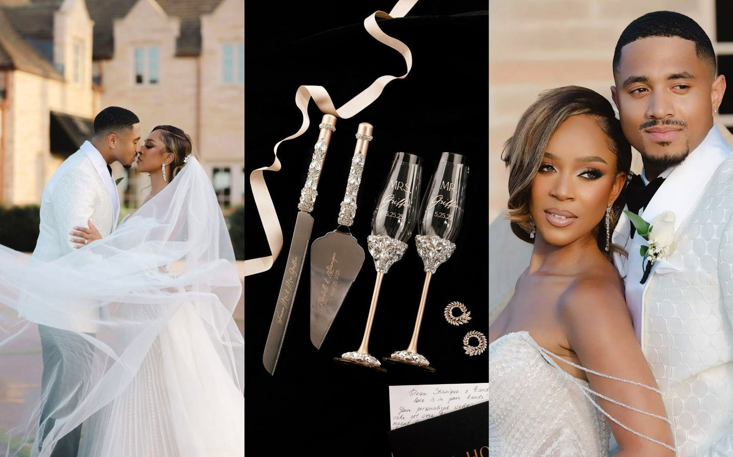 Randall Griffin & Shanique Brown Wedding: From The Ultimatum to Forever — Inside Their Timeless Texas Wedding, Love Story & Wedding Details - ELENA HONCH