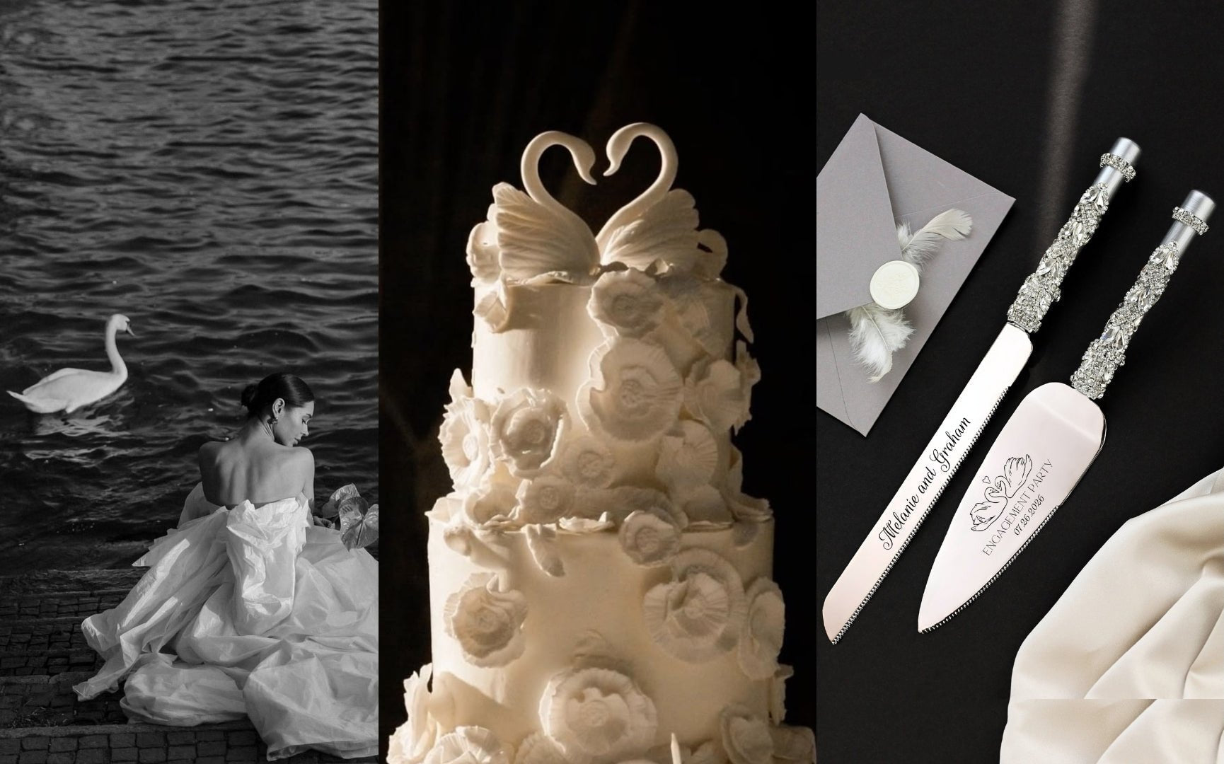 Swancore Wedding Trend 2026: Swan-Inspired Wedding Decor, Dresses & Luxury Personalized Details Brides Love - ELENA HONCH