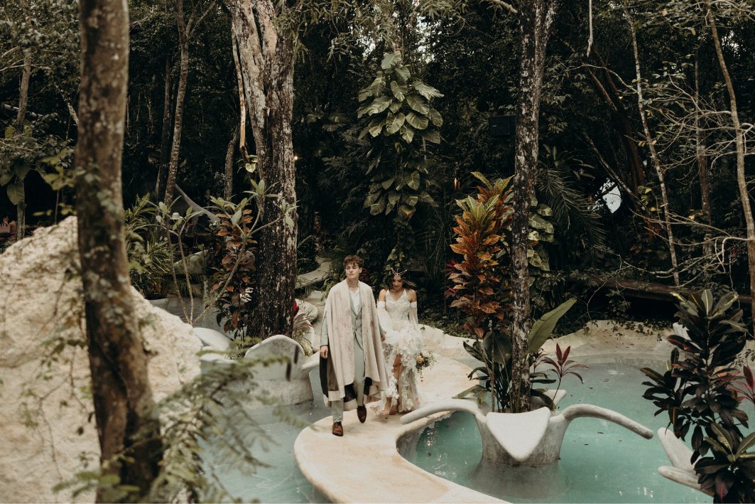 The stunning wedding of Andrea and Lewis' in Tulum - ELENA HONCH