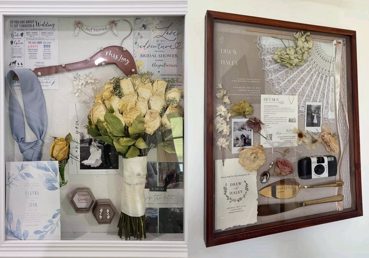 Wedding Bouquet Memory Box & Keepsake Display Case: How to Preserve the Details of Your Wedding Day - ELENA HONCH