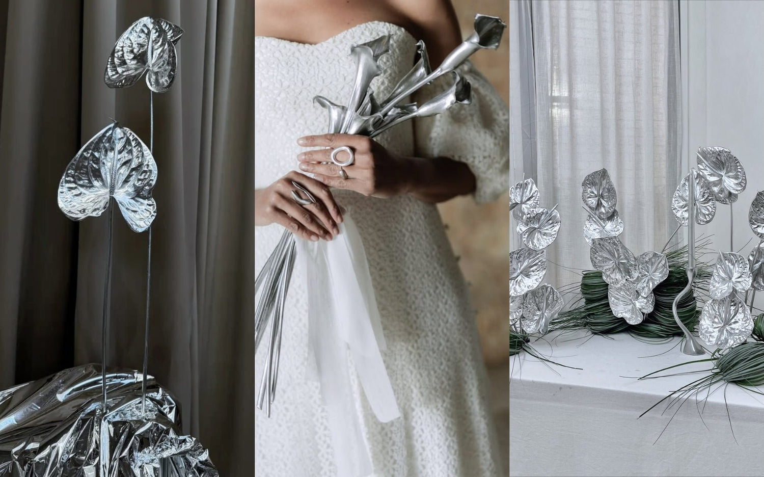 What Is the Chrome Blooms Wedding Trend 2026? Modern Metallic Decor, Luxury Wedding Ideas & Personalized Details - ELENA HONCH