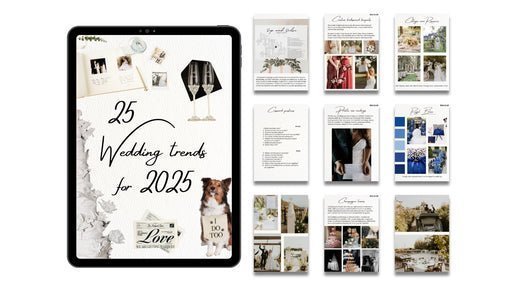 Your Guide to the Wedding Inspiration Journal: Trends, Themes & Colors for 2025 - ELENA HONCH