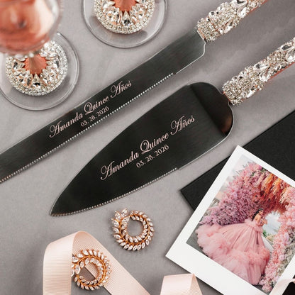 Custom Quinceañera Gift Set Ivy Blush