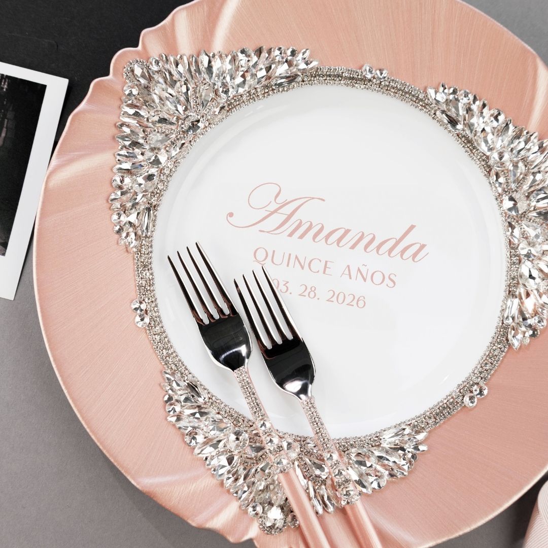 Custom Quinceañera Gift Set Ivy Blush