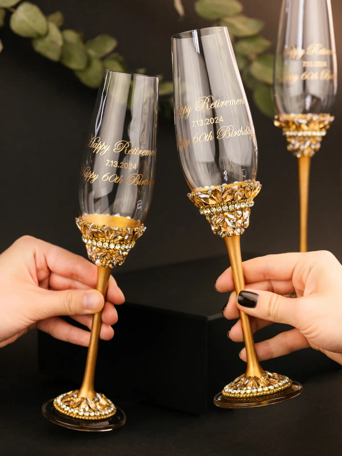Ivy Flutes In Gold