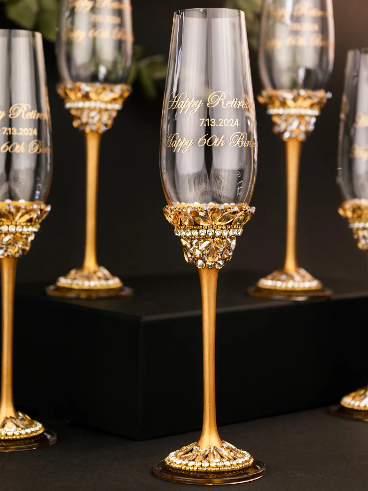 Ivy Flutes In Gold