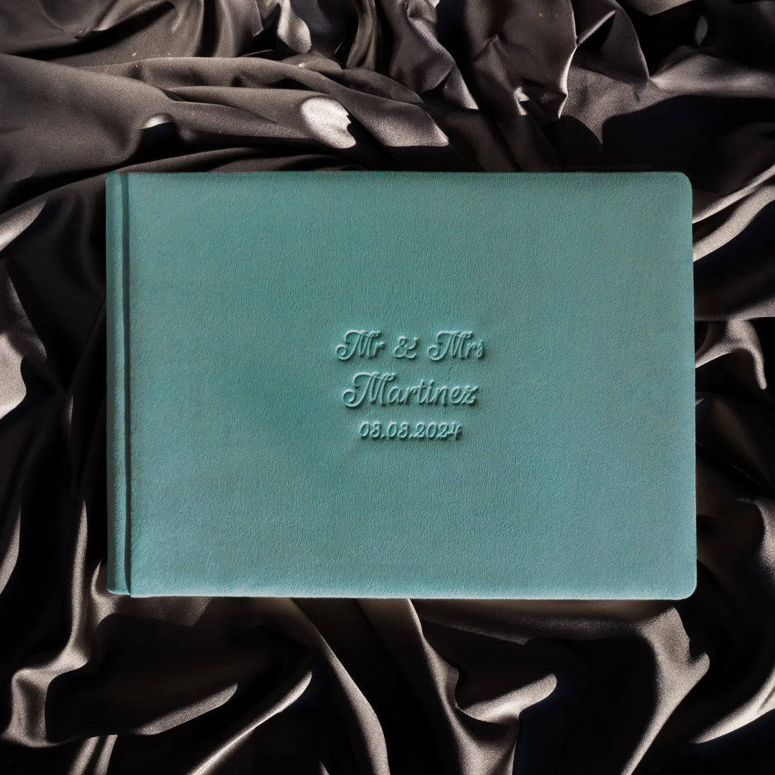 Guestbook in sage green
