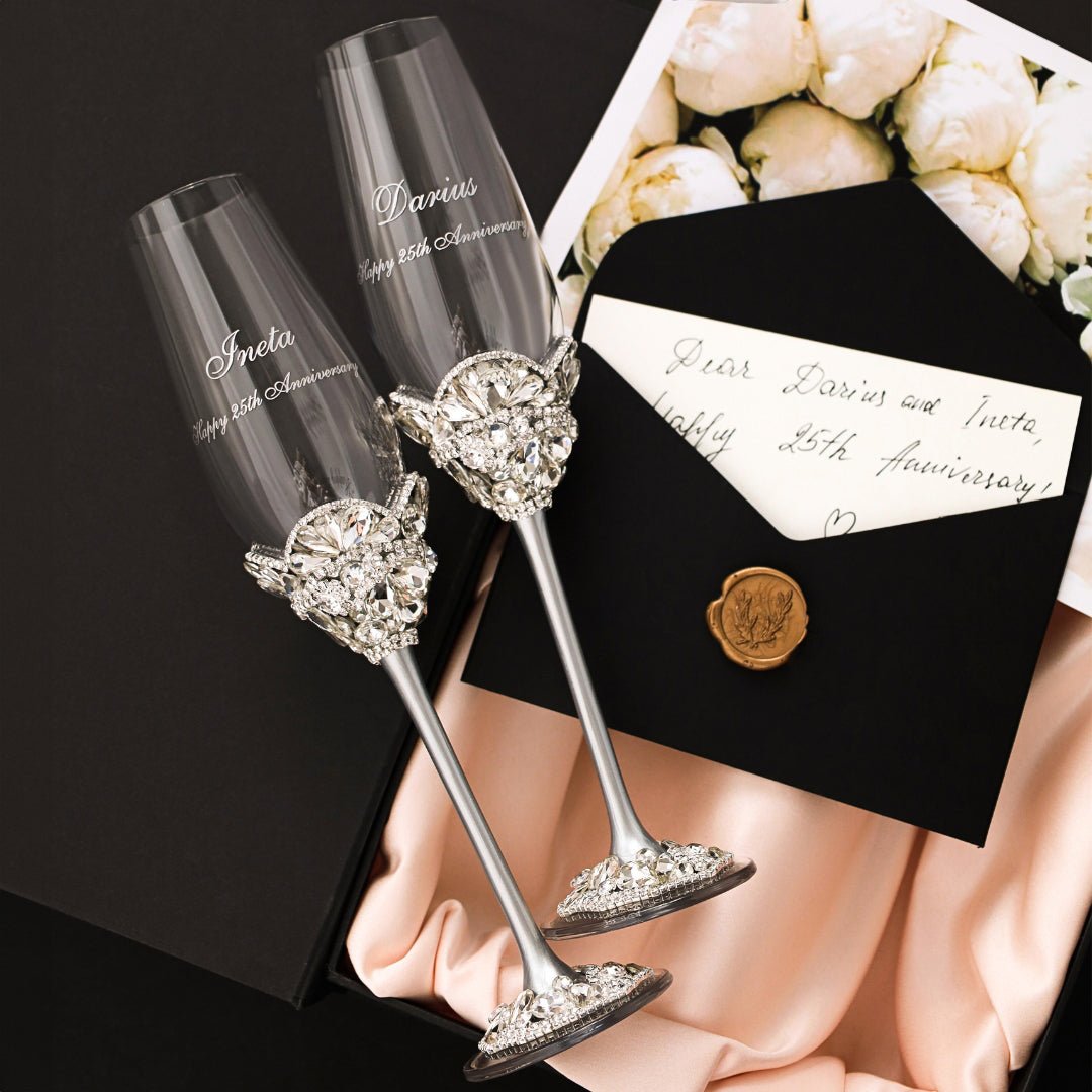 25th Anniversary Silver Flower Flutes - ELENA HONCH