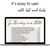 26 Wedding Trends & Colors for 2026 Every Bride Needs to Know - ELENA HONCH