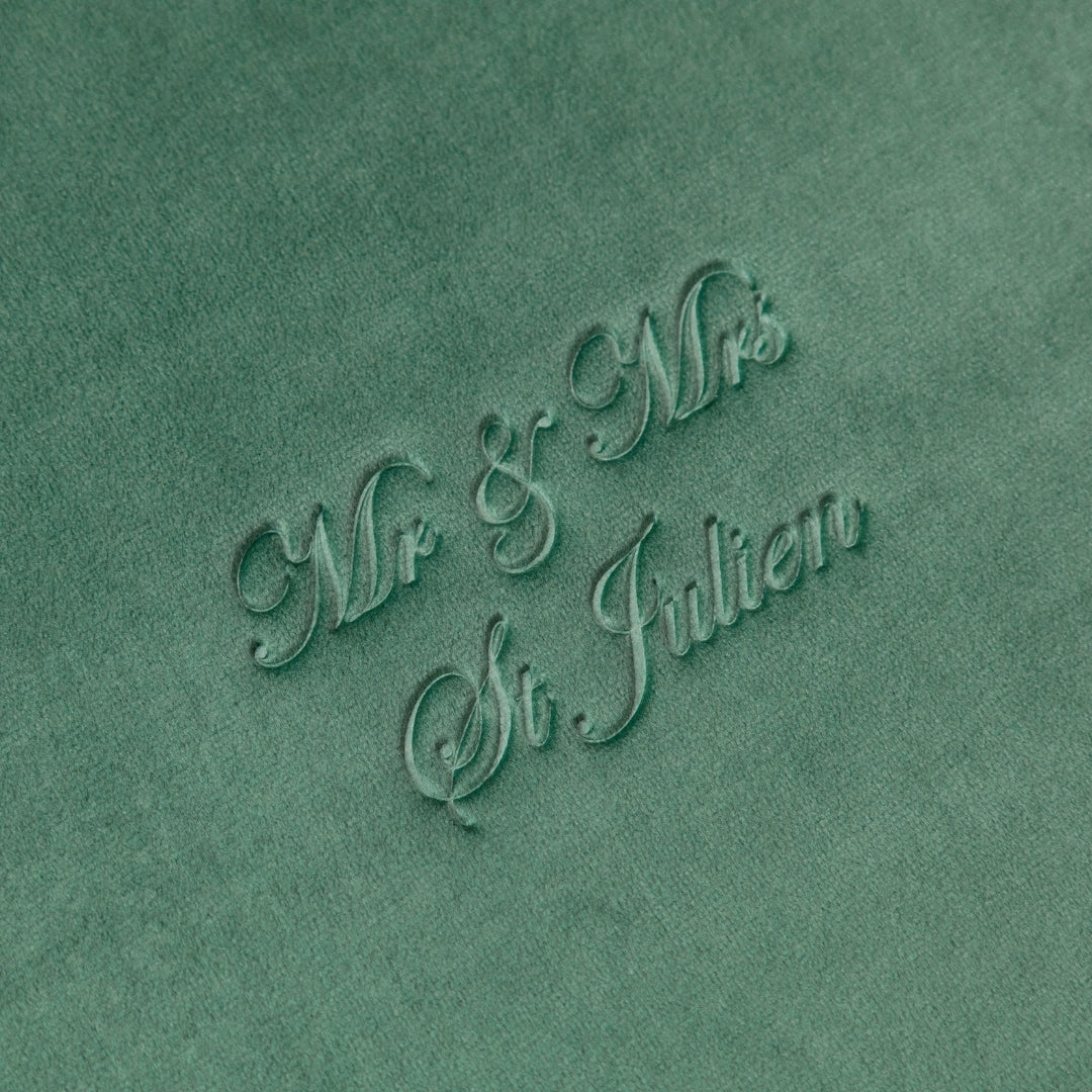 Guest Book in Sage Green