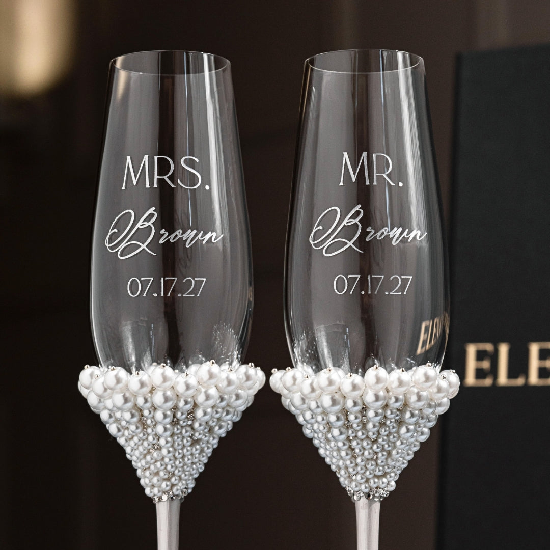 Coastal White Pearl Flutes
