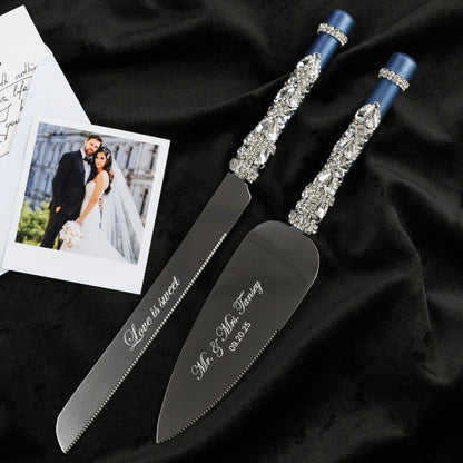 Flutes Ivy &amp; Cake Set in Navy Color