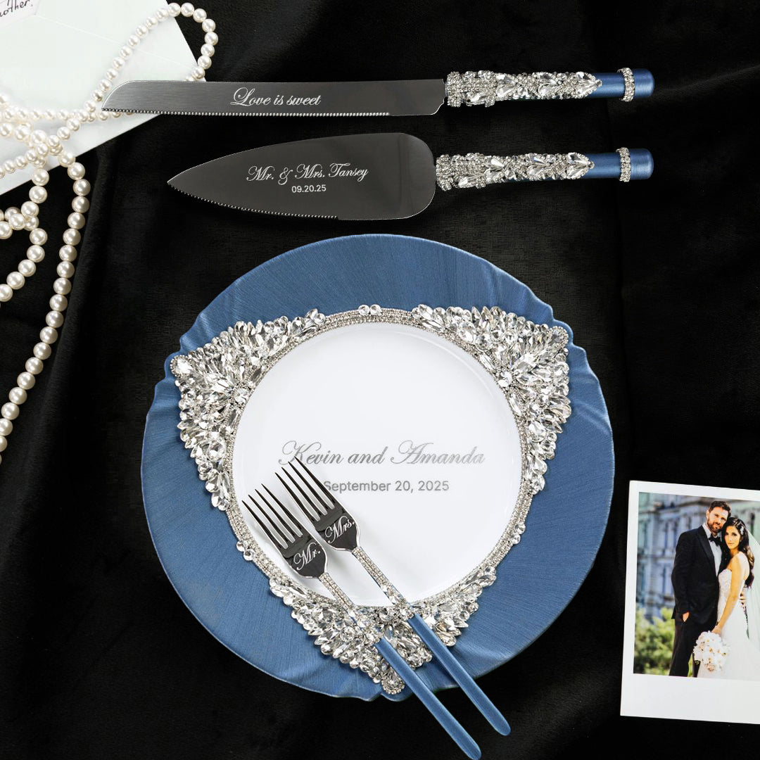 Set For Cake in Navy Color