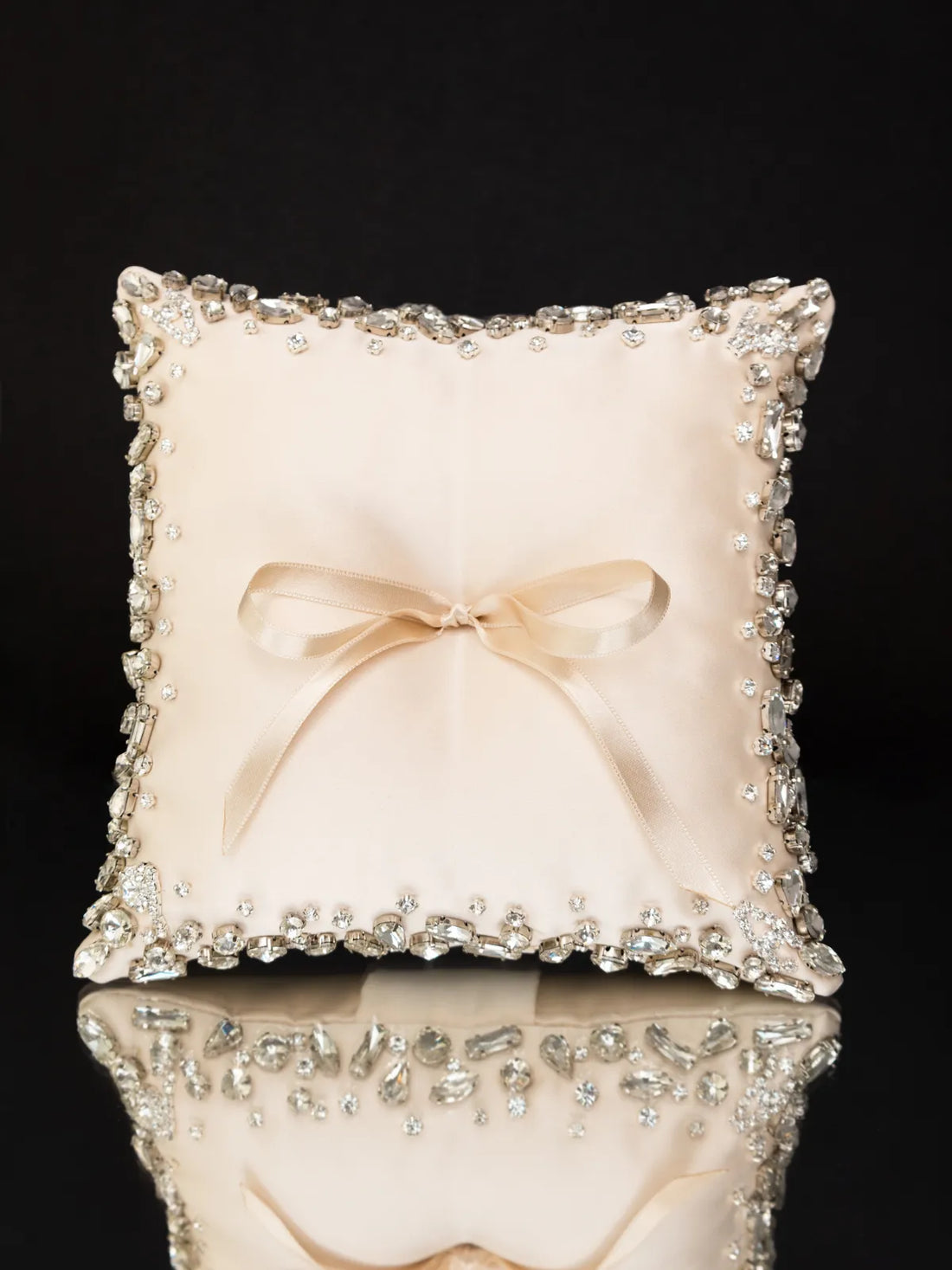 Wedding Pillow For Rings In Ivory