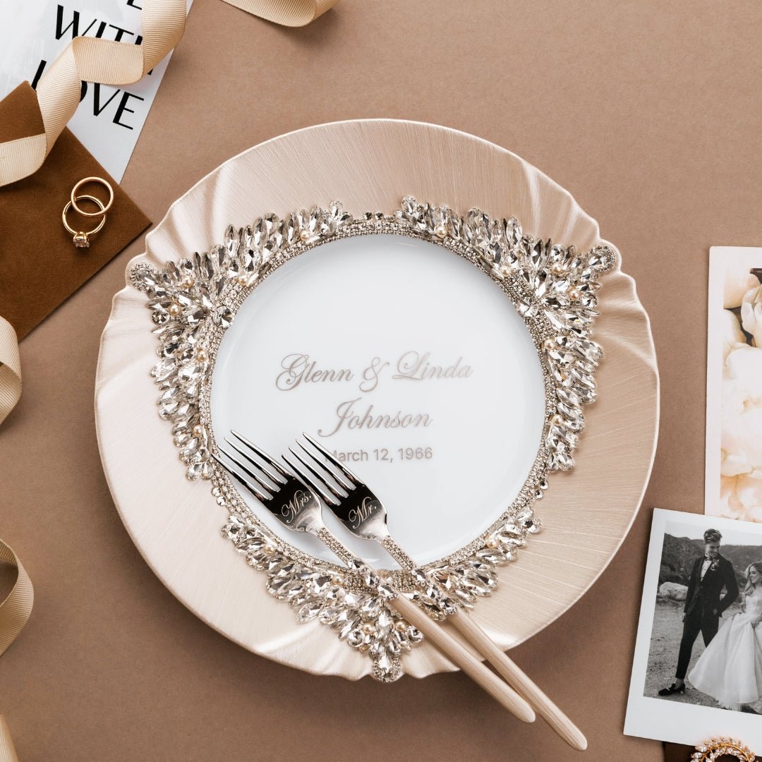 60th Wedding Anniversary Blossom Set Ivory with pearls - ELENA HONCH