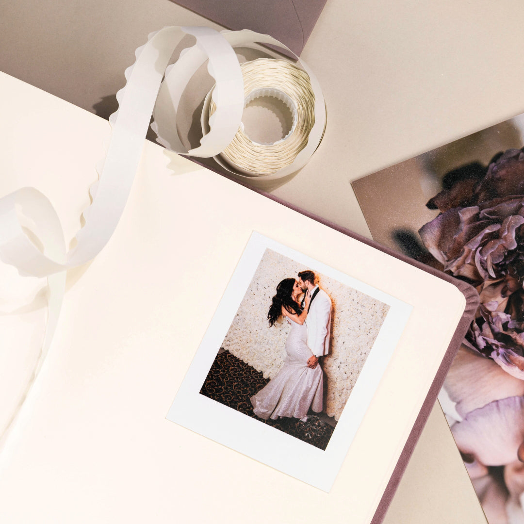 Guest Book in Dusty Rose