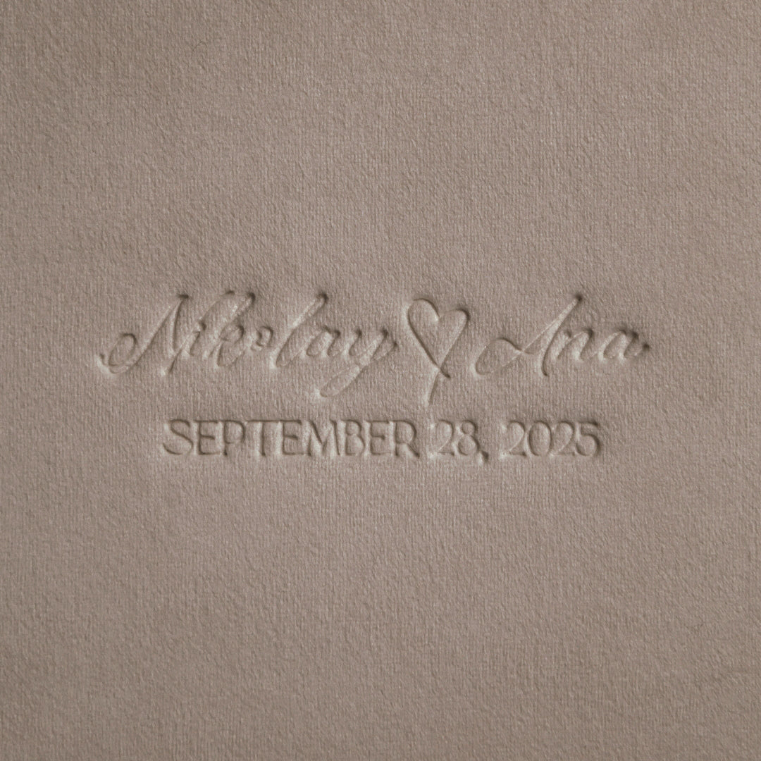 Guest Book in Beige