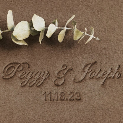 Guest Book in Brown