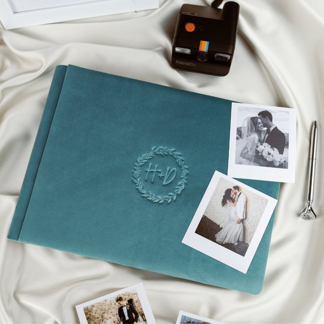 Guest Book in Deep Teal