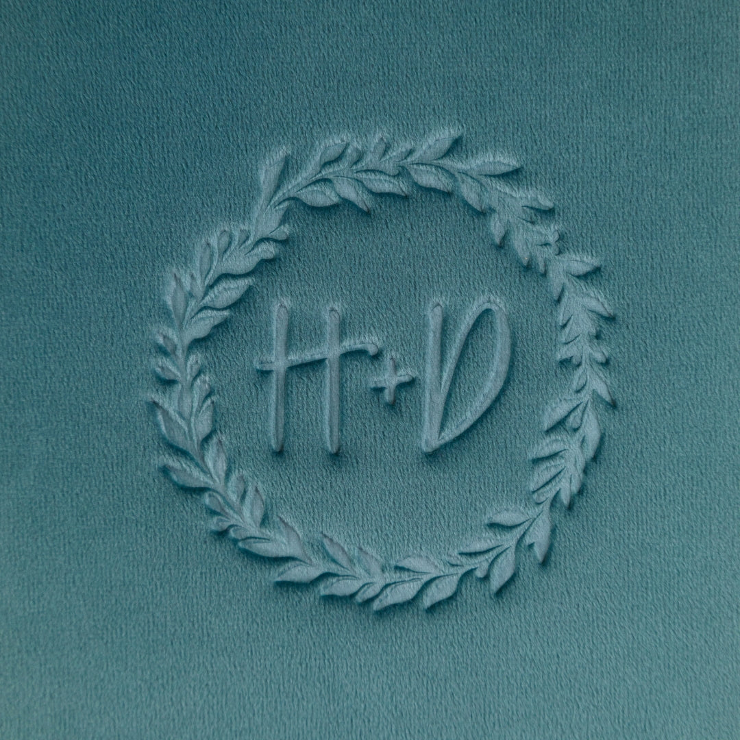 Guest Book in Deep Teal