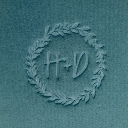 Guest Book in Deep Teal