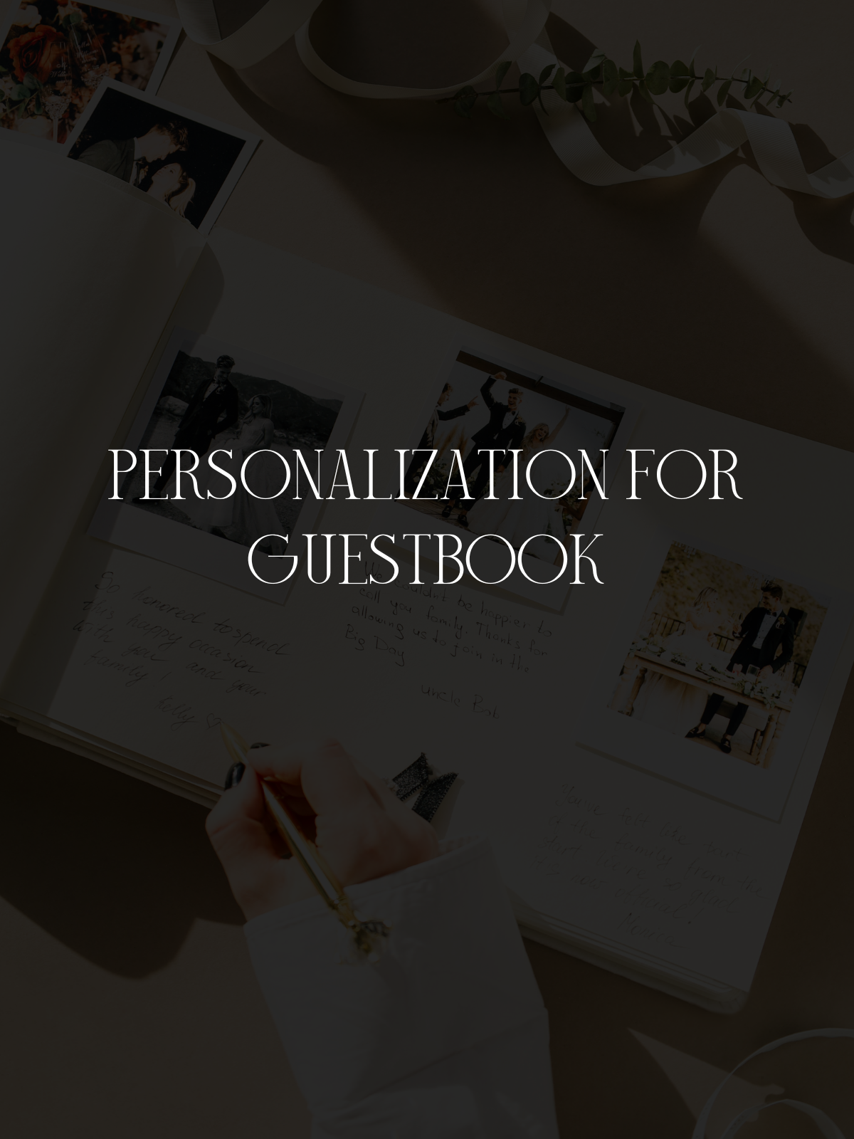 Personalization for guestbook