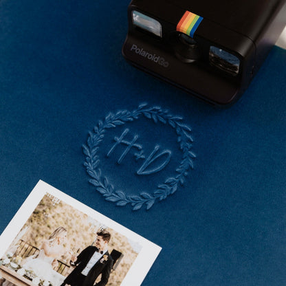 Guest Book in Navy Blue