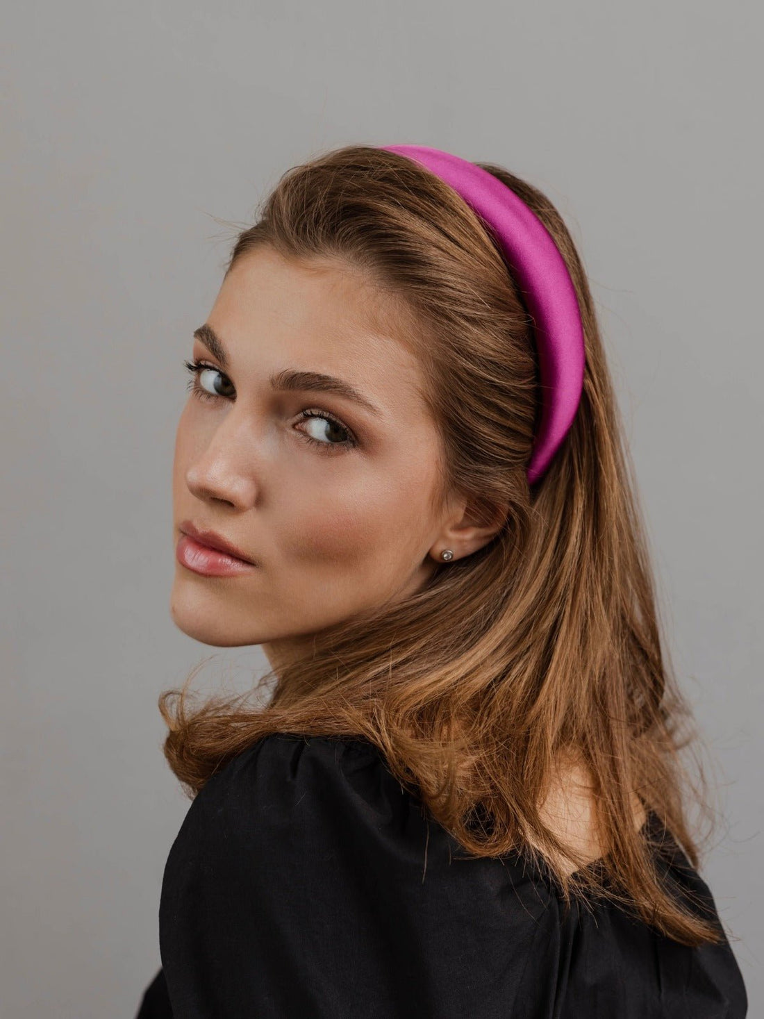 Basic Fuchsia Headband - ELENA HONCH