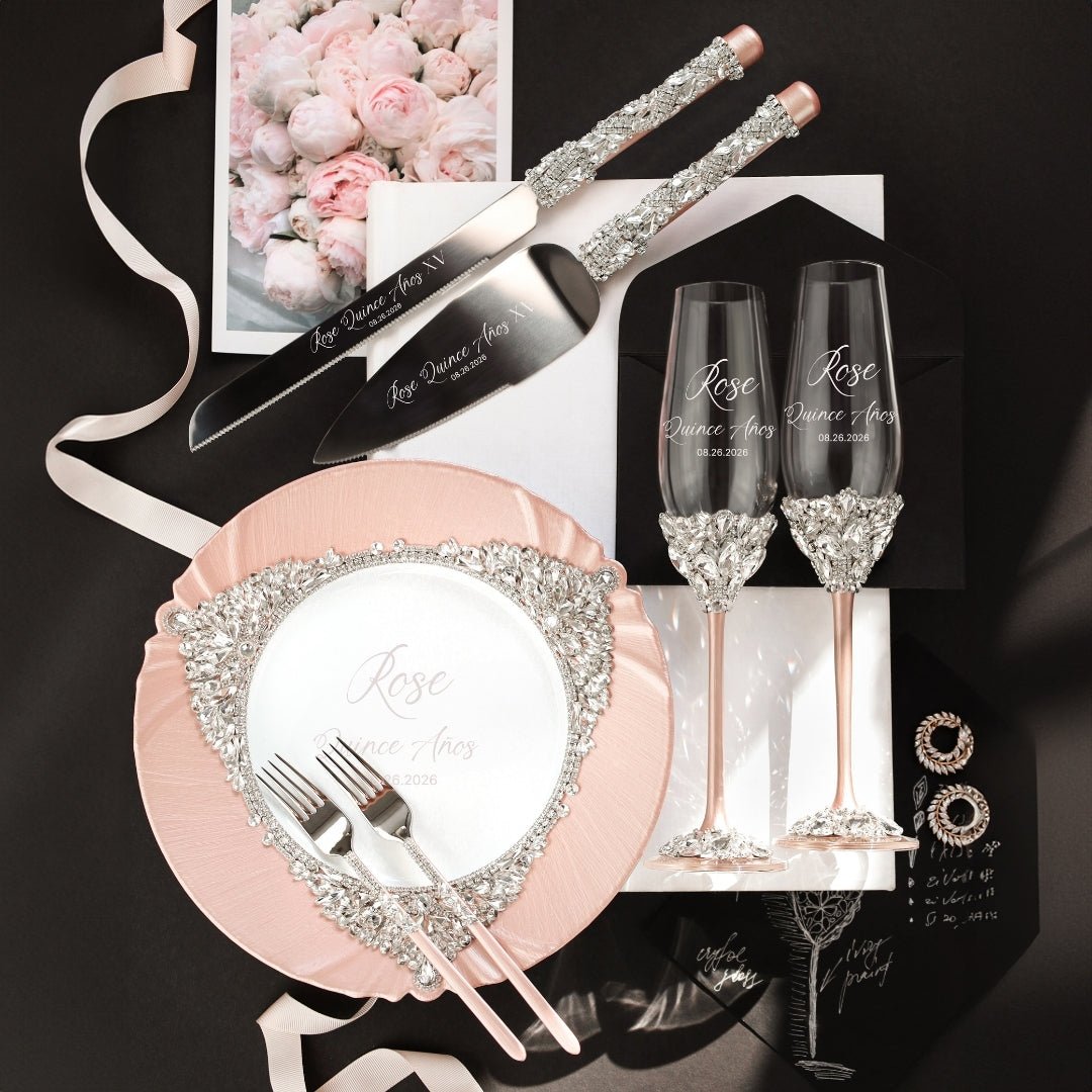 Best Quinceañera Gift Set Ruta Blush - ELENA HONCH