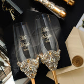 Blossom Gold Glasses & Cake Set - ELENA HONCH