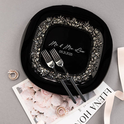 Blossom Set Gothic in Black - ELENA HONCH