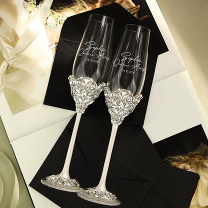 Blossom White Set Personalized Quinceañera Gift - ELENA HONCH