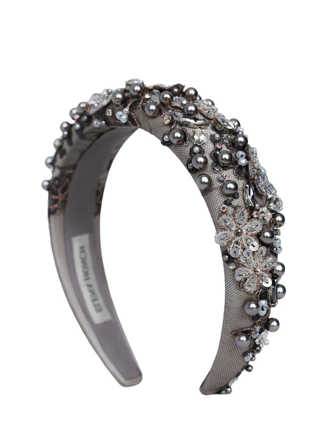 Caroline Silver Headband - ELENA HONCH