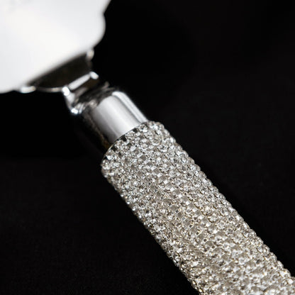 Celebration Champagne Flutes &amp; Cake Set in Silver - ELENA HONCH
