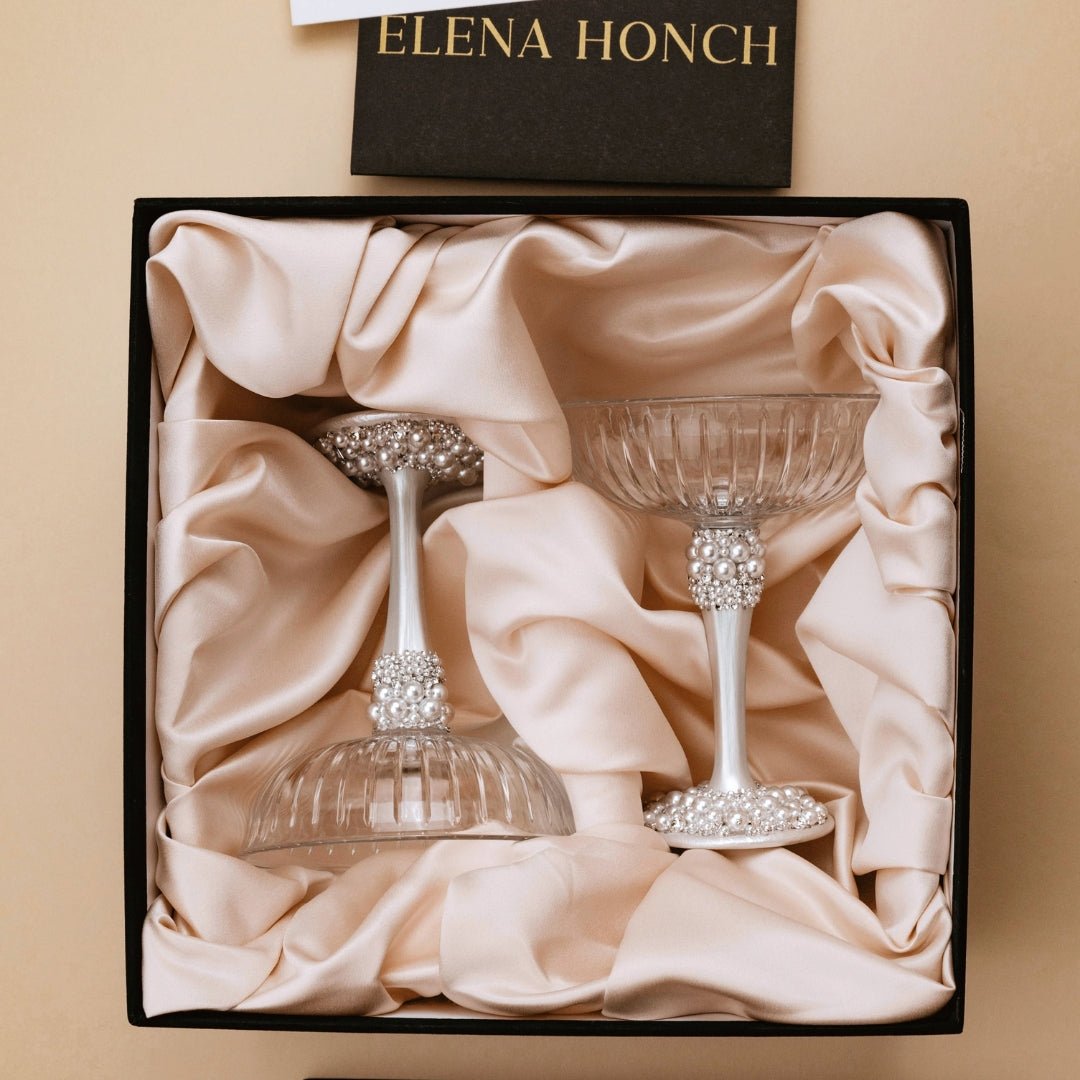 Celeste Custom Flutes Set for Quinceañera - ELENA HONCH