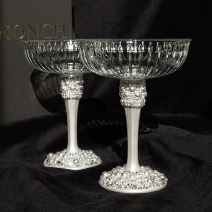 Celeste Flutes White - ELENA HONCH