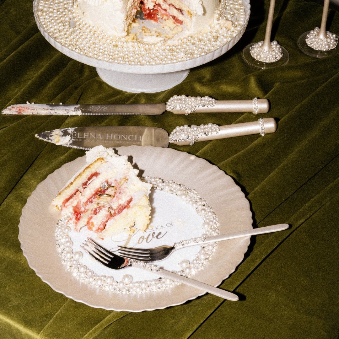 Celina Set Ivory with Pearls - ELENA HONCH