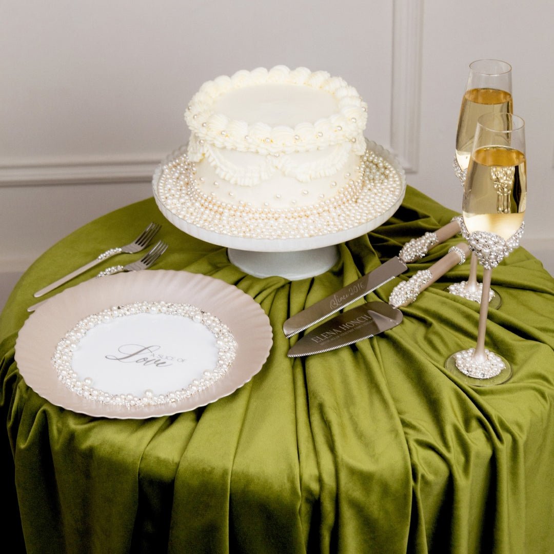 Celina Set Ivory with Pearls - ELENA HONCH