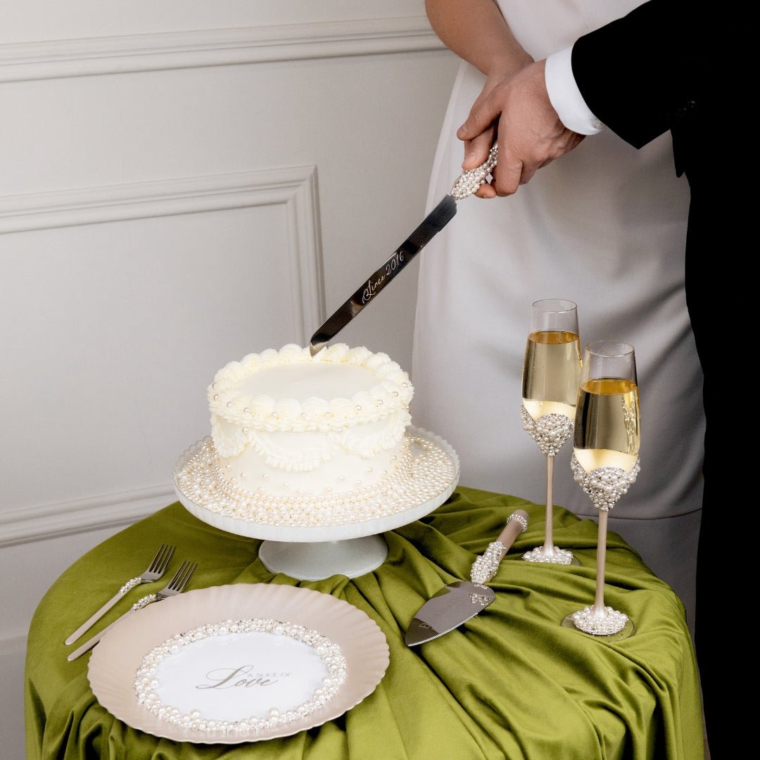 Celina Set Ivory with Pearls - ELENA HONCH