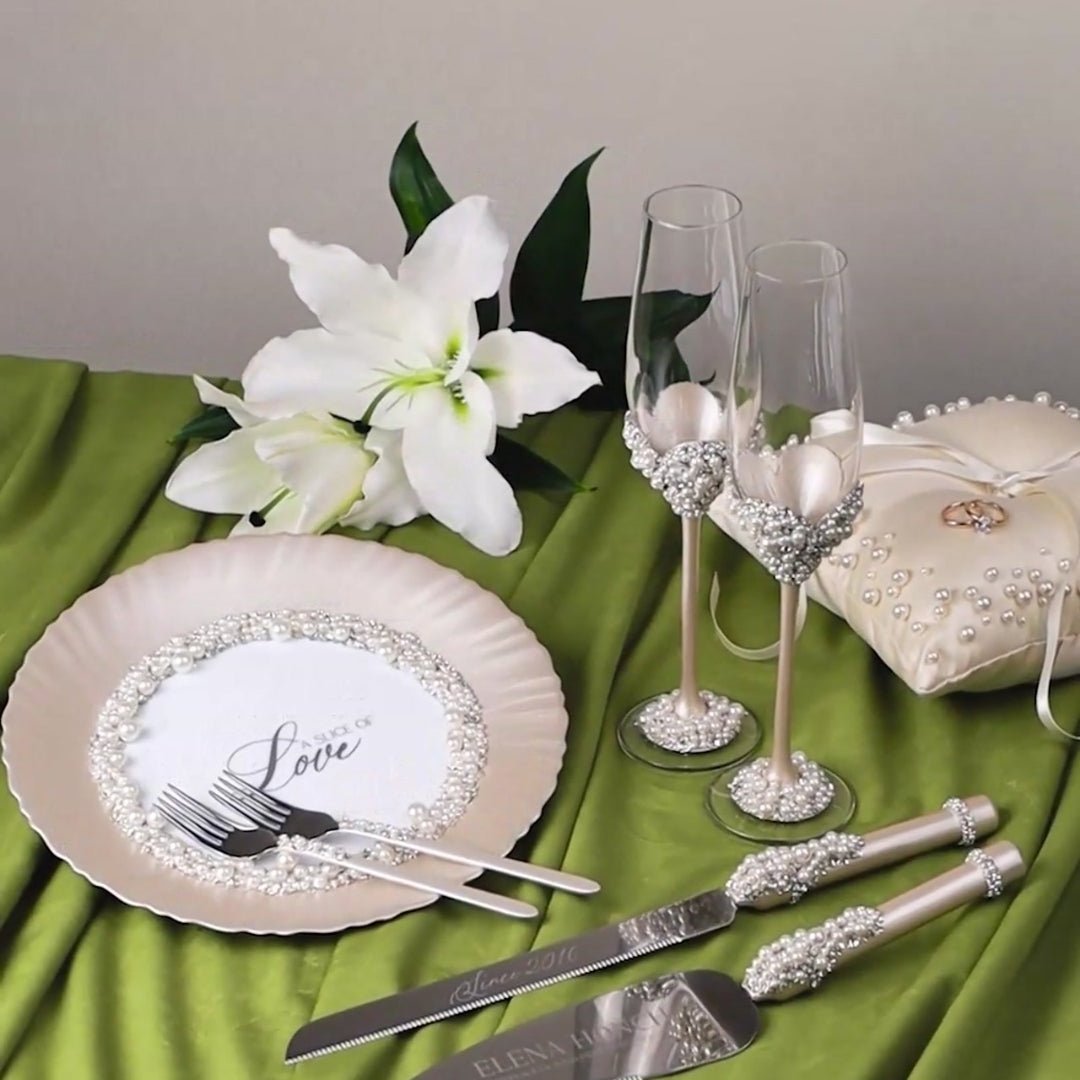 Celina Set Ivory with pillow - ELENA HONCH